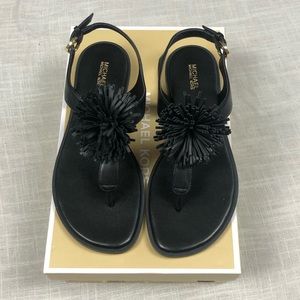 Michael Kors Lolita Black Thong Sandal